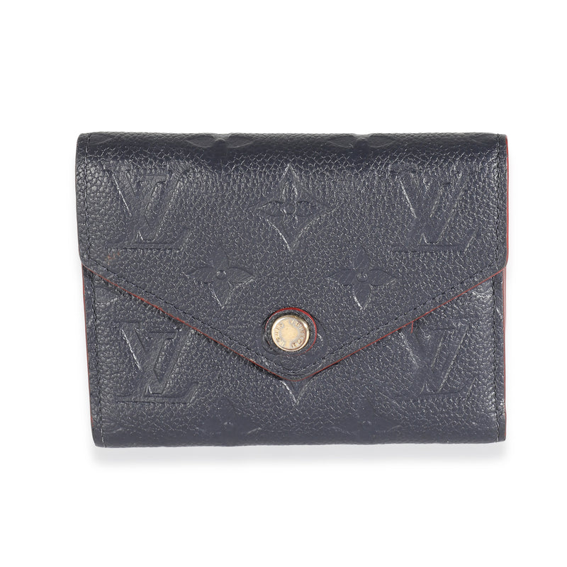 Marine Rouge Monogram Empreinte Victorine Wallet