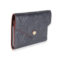 Marine Rouge Monogram Empreinte Victorine Wallet