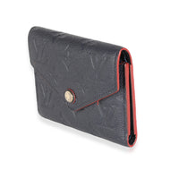 Marine Rouge Monogram Empreinte Victorine Wallet