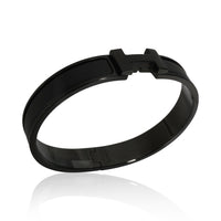 Hermes Clic HH So Black Bracelet In Noir Matte