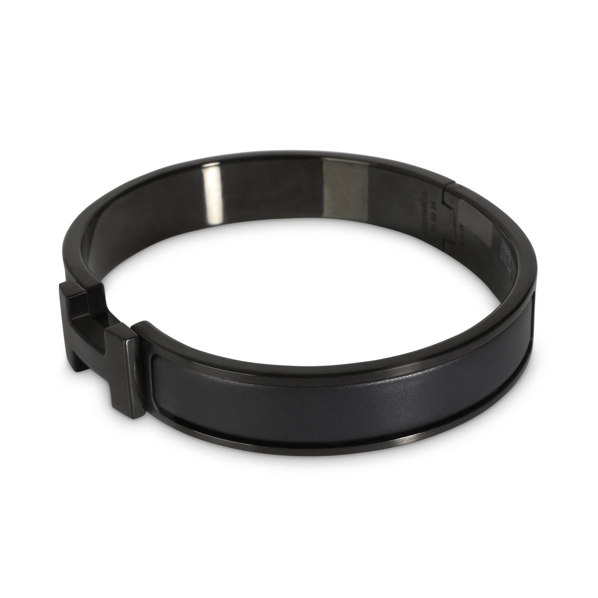 Hermes Clic HH So Black Bracelet In Noir Matte