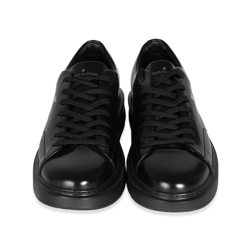 Black Calfskin Mens LV Beverly Hills Sneakers 7