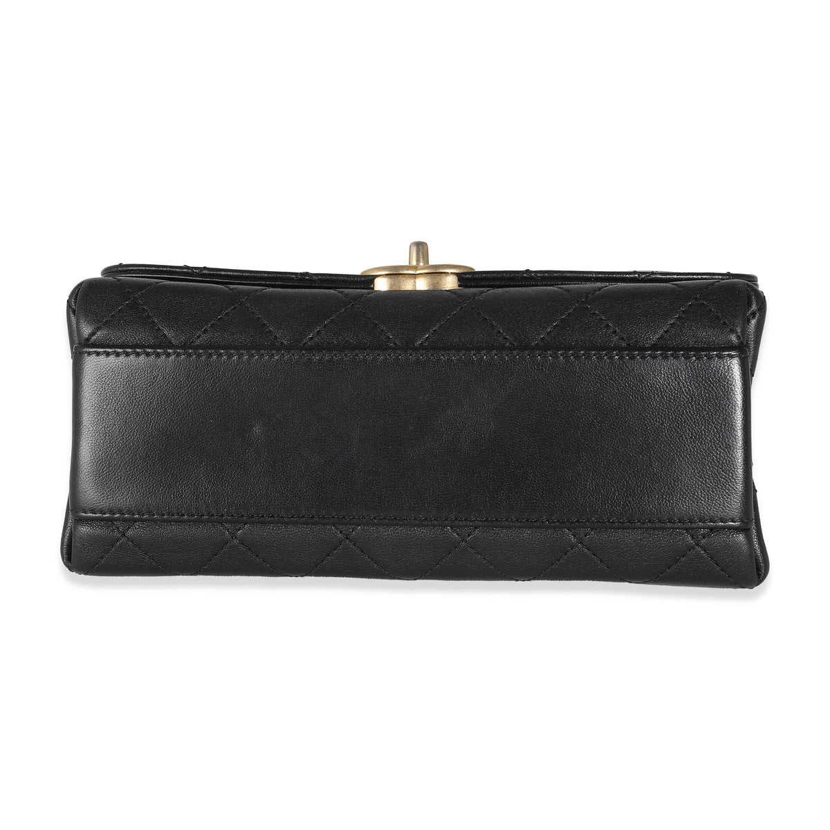 Black Quilted Lambskin Small La Parisienne Flap Bag