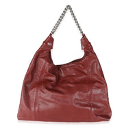 Burgundy Lambskin Rodeo Drive Hobo