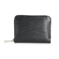 Black Epi Zippy Coin Purse