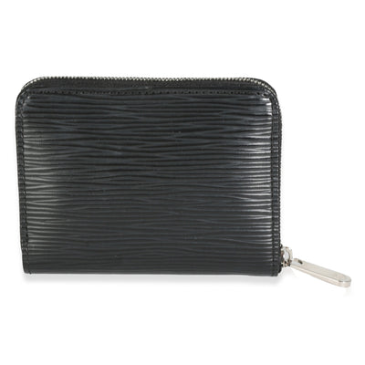 Black Epi Zippy Coin Purse