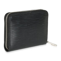 Black Epi Zippy Coin Purse