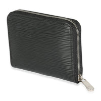 Black Epi Zippy Coin Purse