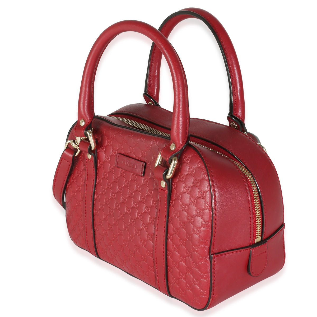 Red Microguccissima Small Bowling Bag