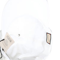 White Cotton Venice Baseball Cap M