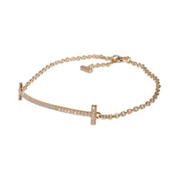 Tiffany T Bracelet in 18k Yellow Gold 0.11 CTW