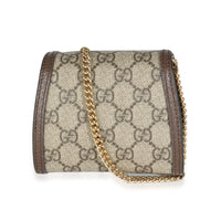 Beige GG Canvas Blondie Medium Chain Wallet