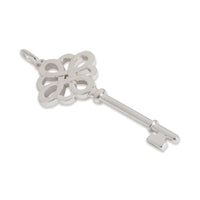 Tiffany Keys Knot Key With Diamonds in 18KT White Gold 0.21 CTW