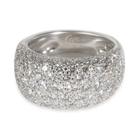 Cartier Vintage Diamond Ring in 18k White Gold 3.5 CTW fv