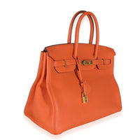 Orange Togo Birkin 35 GHW