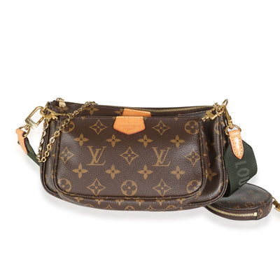 Khaki Monogram Canvas Multi Pochette Accessoires