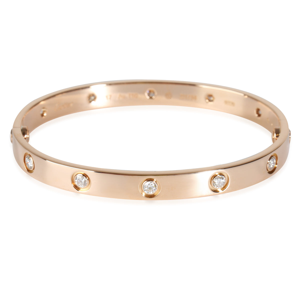 Love Bracelet, Diamonds (Rose Gold)