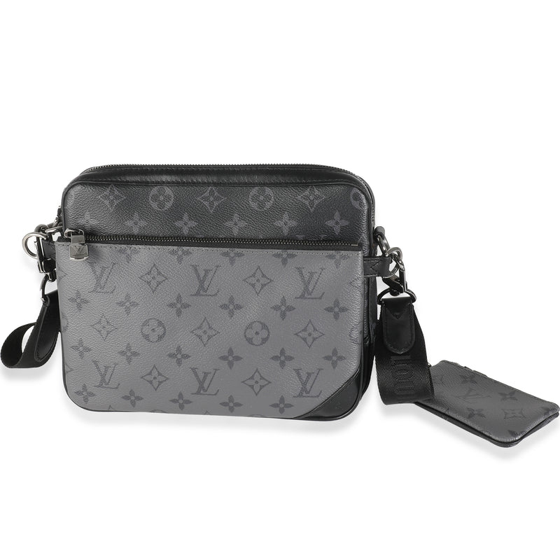 Reverse Monogram Eclipse Canvas Trio Messenger