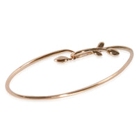 Paloma Picasso Olive Leaf Hook Bangle Bracelet in 18KT Rose Gold