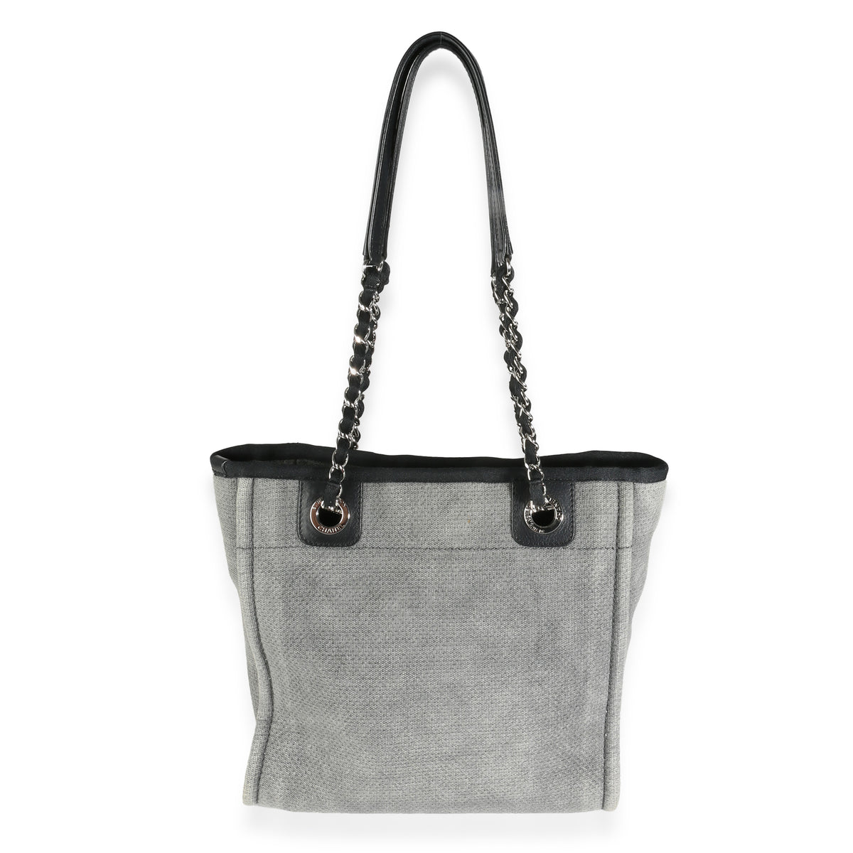 Grey Canvas Small Deauville Tote