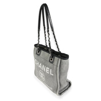 Grey Canvas Small Deauville Tote