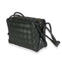 Black Nappa Intrecciato Mini Loop Camera Bag