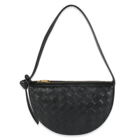 Black Intrecciato Nappa Mini Sunrise Bag