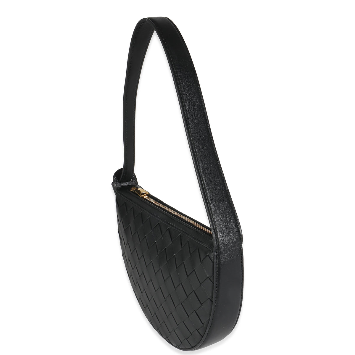 Black Intrecciato Nappa Mini Sunrise Bag