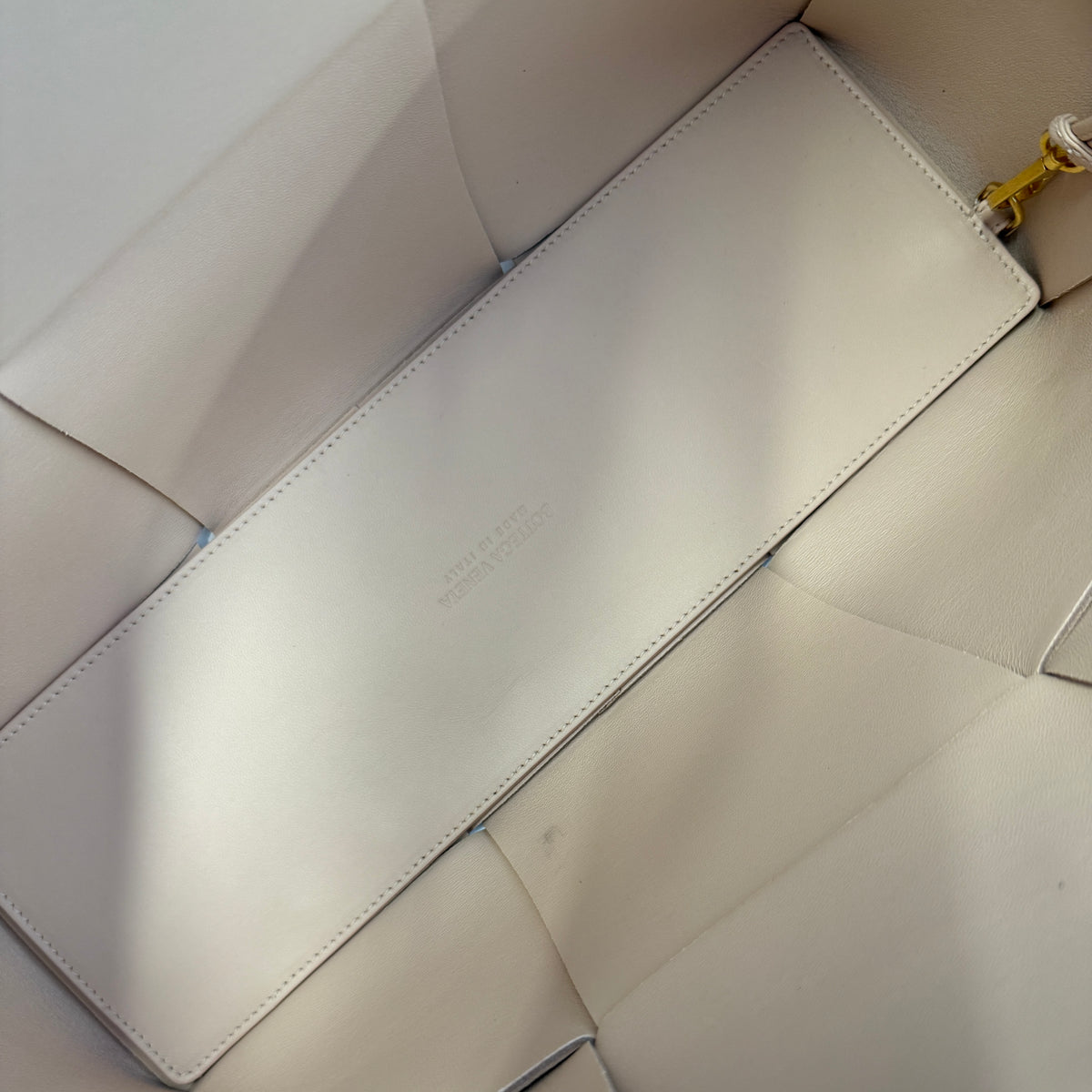 Lotus Nappa Intrecciato Arco Tote