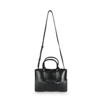 Black Intrecciato Nappa Mini Arco Tote