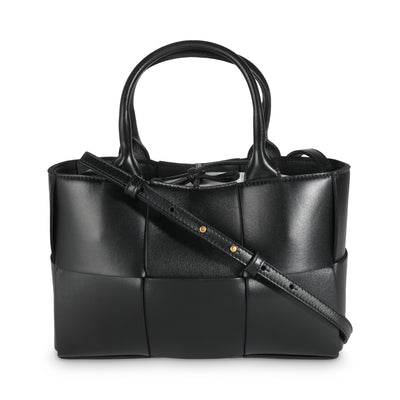 Black Intrecciato Nappa Mini Arco Tote