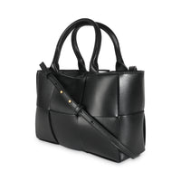 Black Intrecciato Nappa Mini Arco Tote