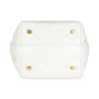 White Nappa Intrecciato Candy Wallace