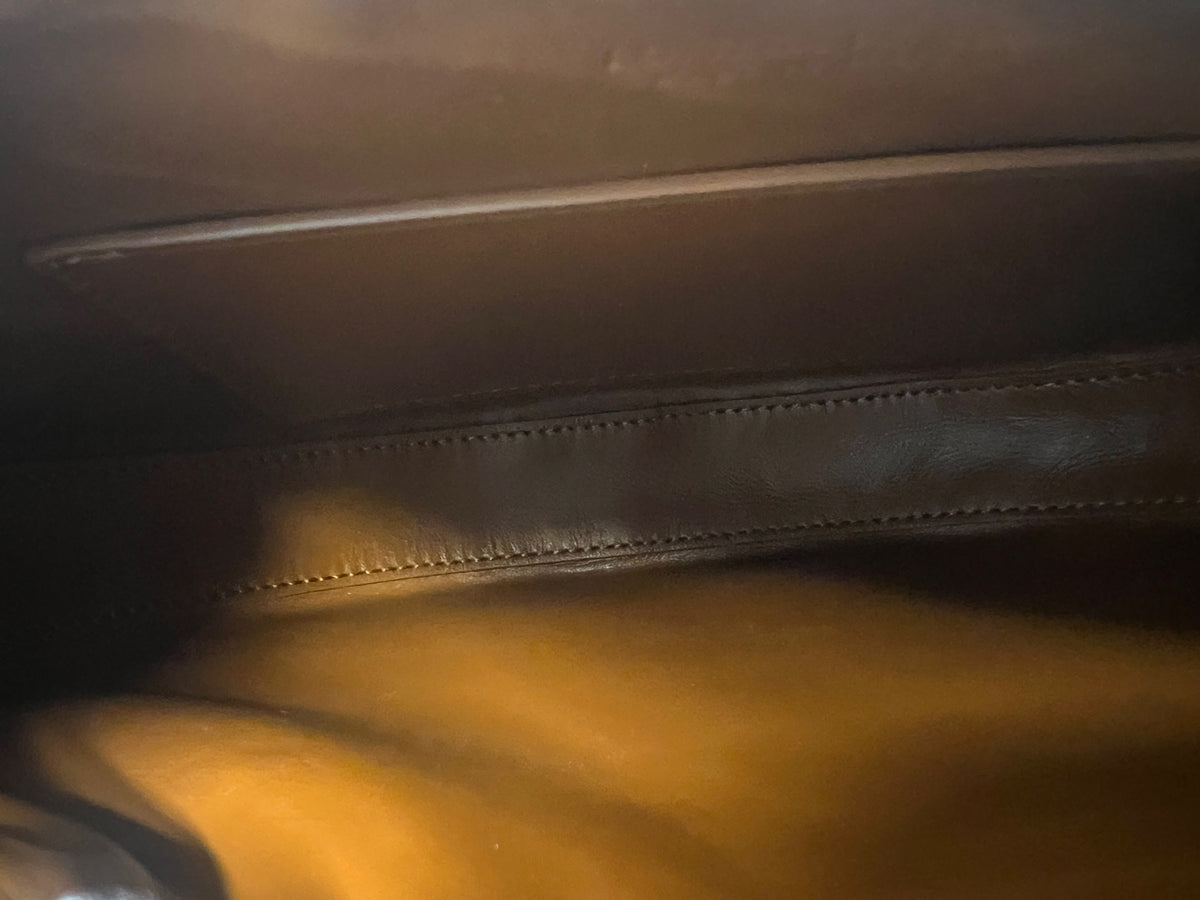 Cognac Intrecciato Nappa Mini Sunrise Bag