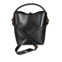 Black Smooth Leather Le 37 Bucket Bag