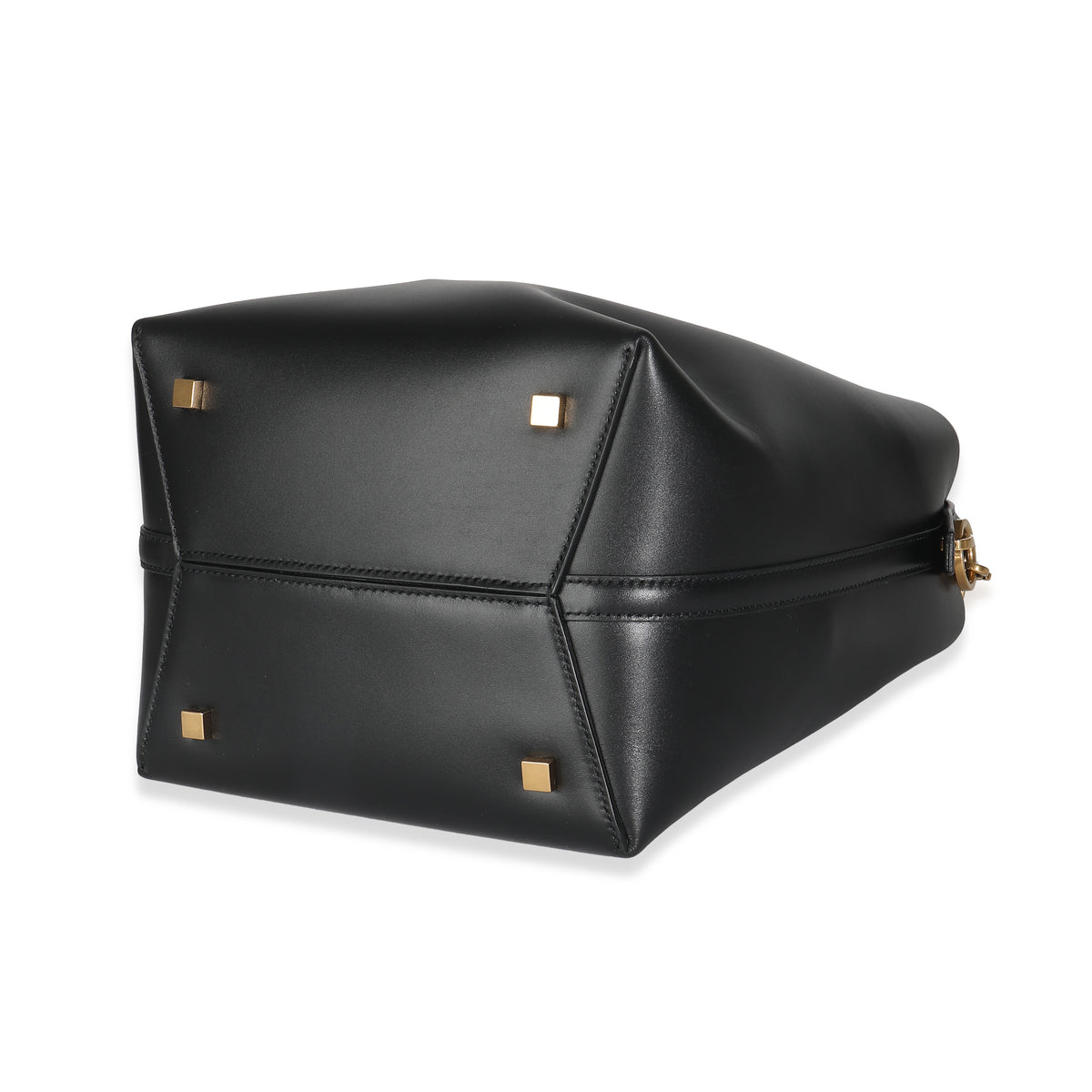 Black Smooth Leather Le 37 Bucket Bag