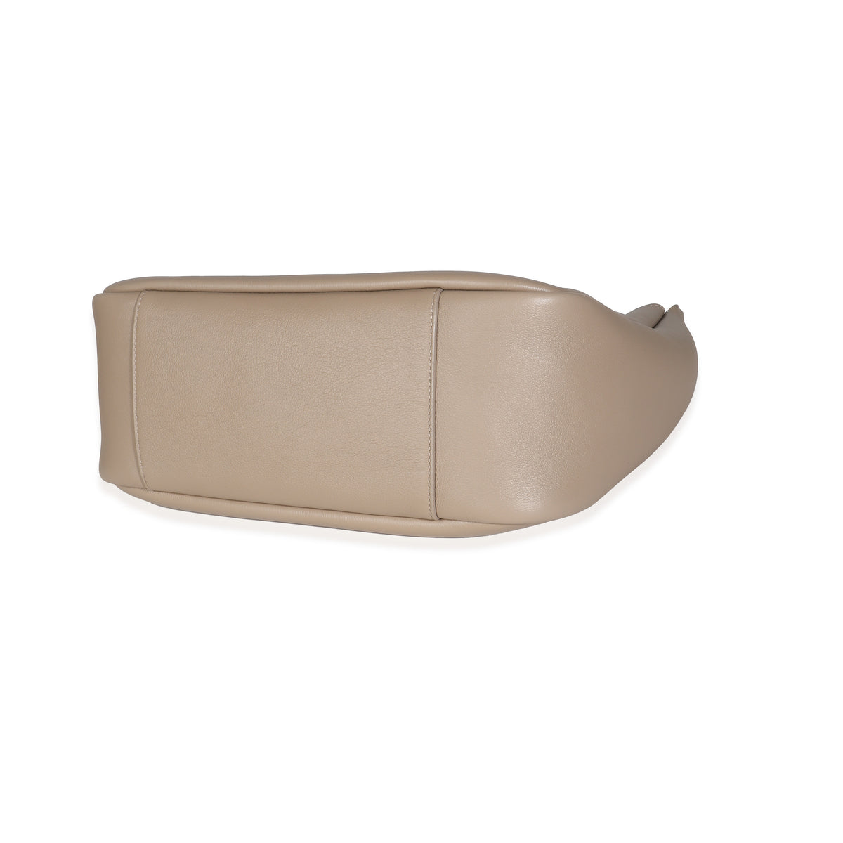 Taupe Supple Grained Leather Large Le 5 à 7 Bag