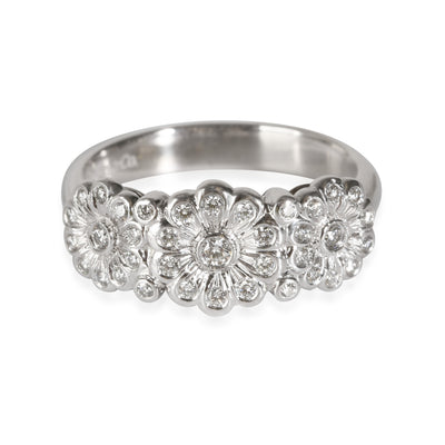 Vintage Fashion Ring in  Platinum 0.1 CTW