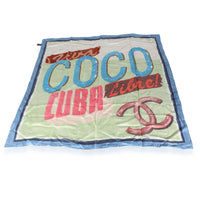 Multicolor Silk Viva Coco Cuba Libre Scarf