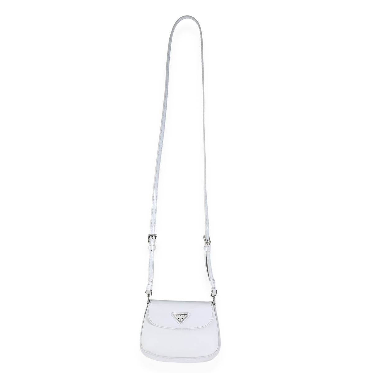 Prada Cornflower Brushed Leather Mini Cleo Handbag ad1