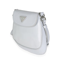 Prada Cornflower Brushed Leather Mini Cleo Handbag pv