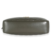 Storm Grey Calfskin Matelasse Monogram Lou Camera Bag