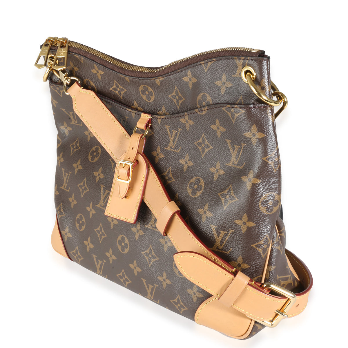 Natural Monogram Canvas Odeon MM