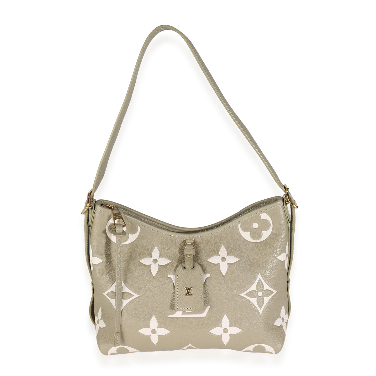 Khaki Cream Bicolour Monogram Empreinte CarryAll PM