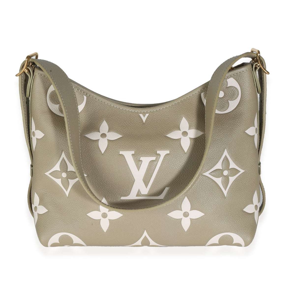 Khaki Cream Bicolour Monogram Empreinte CarryAll PM