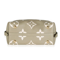 Khaki Cream Bicolour Monogram Empreinte CarryAll PM