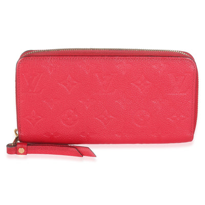 Cerise Monogram Empreinte Zippy Wallet