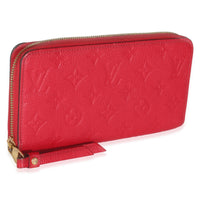 Cerise Monogram Empreinte Zippy Wallet