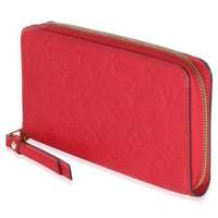 Cerise Monogram Empreinte Zippy Wallet