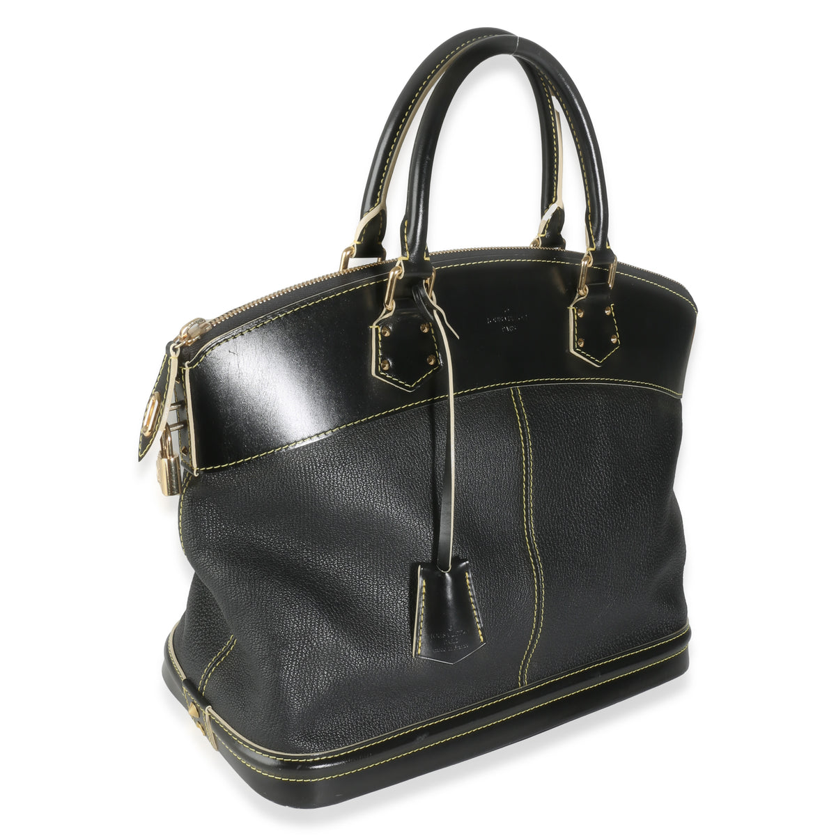 Black Leather Suhali Lockit MM